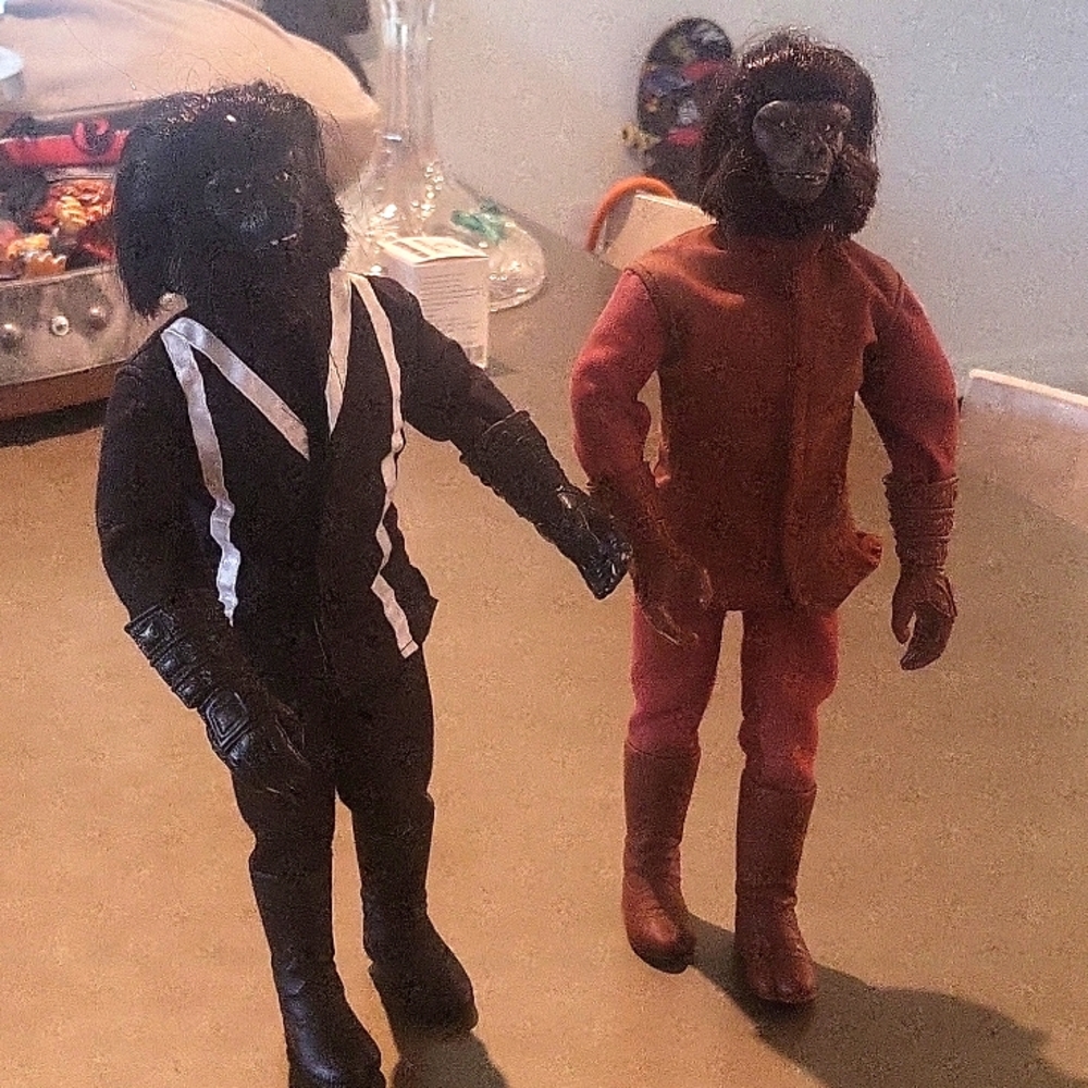 Rare Hasbrouck planet of the apes figurines